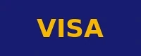 Visa accepted payment method logo at Skycrown